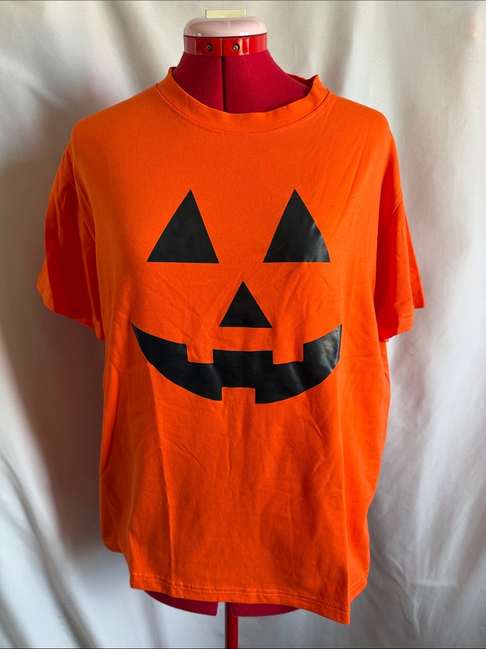 Halloween Jack-O'-Lantern Orange Tee - Women's Short Sleeve